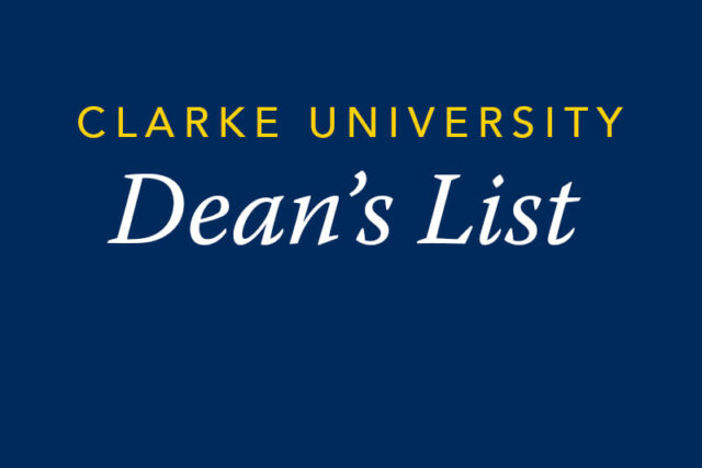 Clarke University Dean's List