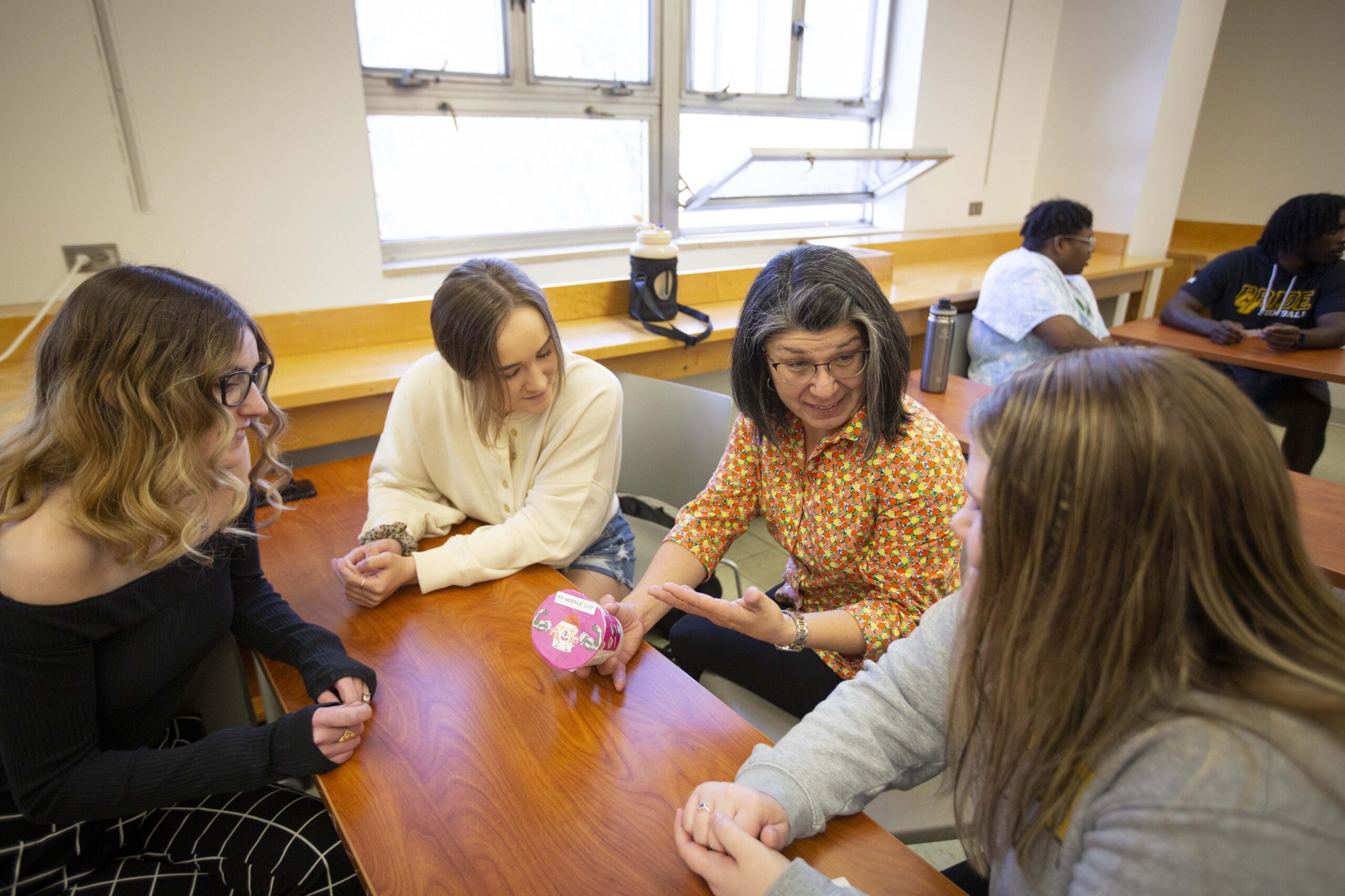 Clarke University Business Administration Majors gaining in-class instruction.