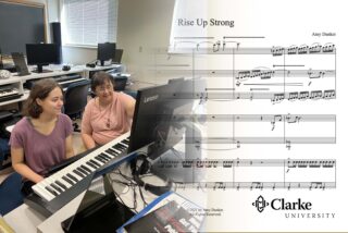 Rise Up Strong! Amy Dunker working with high school student