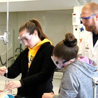 Chemistry Degree Program Students and Clarke University