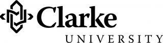 Clarke University Horizontal Black Logo