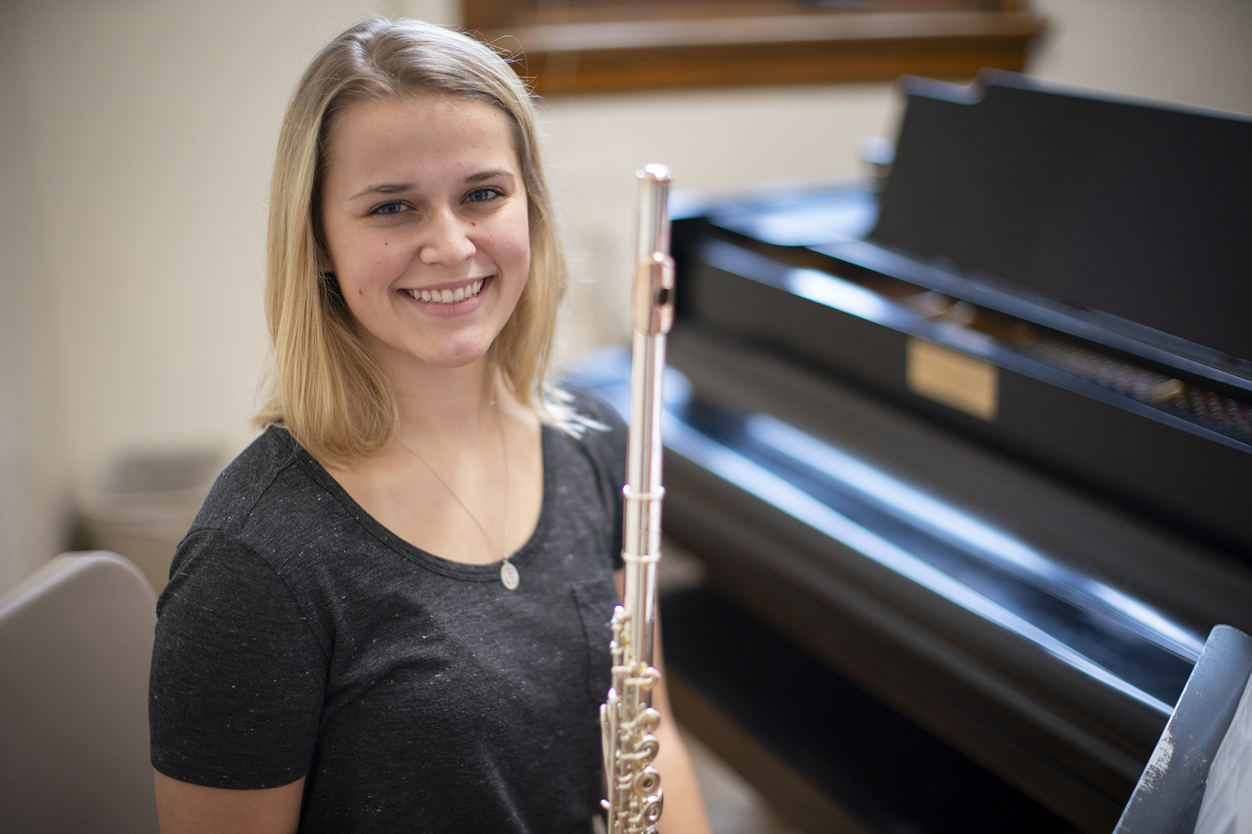 Clarke University music students practicing