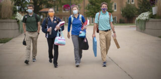 Clarke University on-campus visit