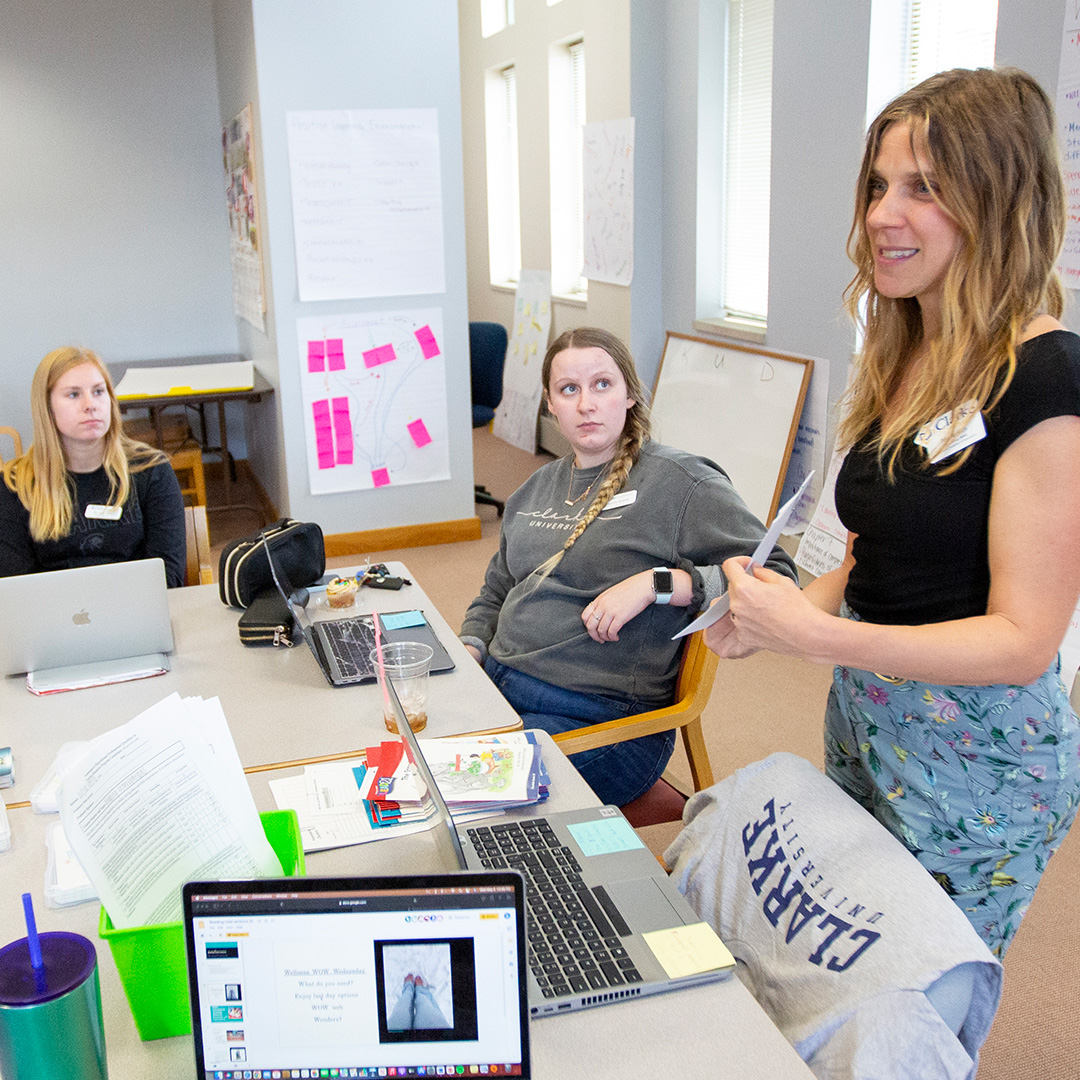 Clarke University Master of Arts in Education (MAE) networking group