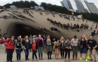 Clarke University Graphic Design Majors attending Exhibitions in Chicago