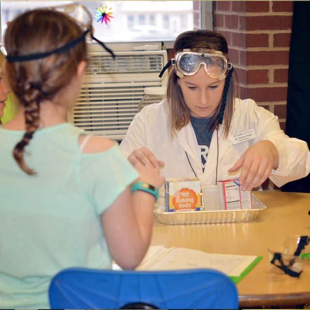 Students working towards their Teaching Degree from Clarke University in Dubuque ,Iowa.