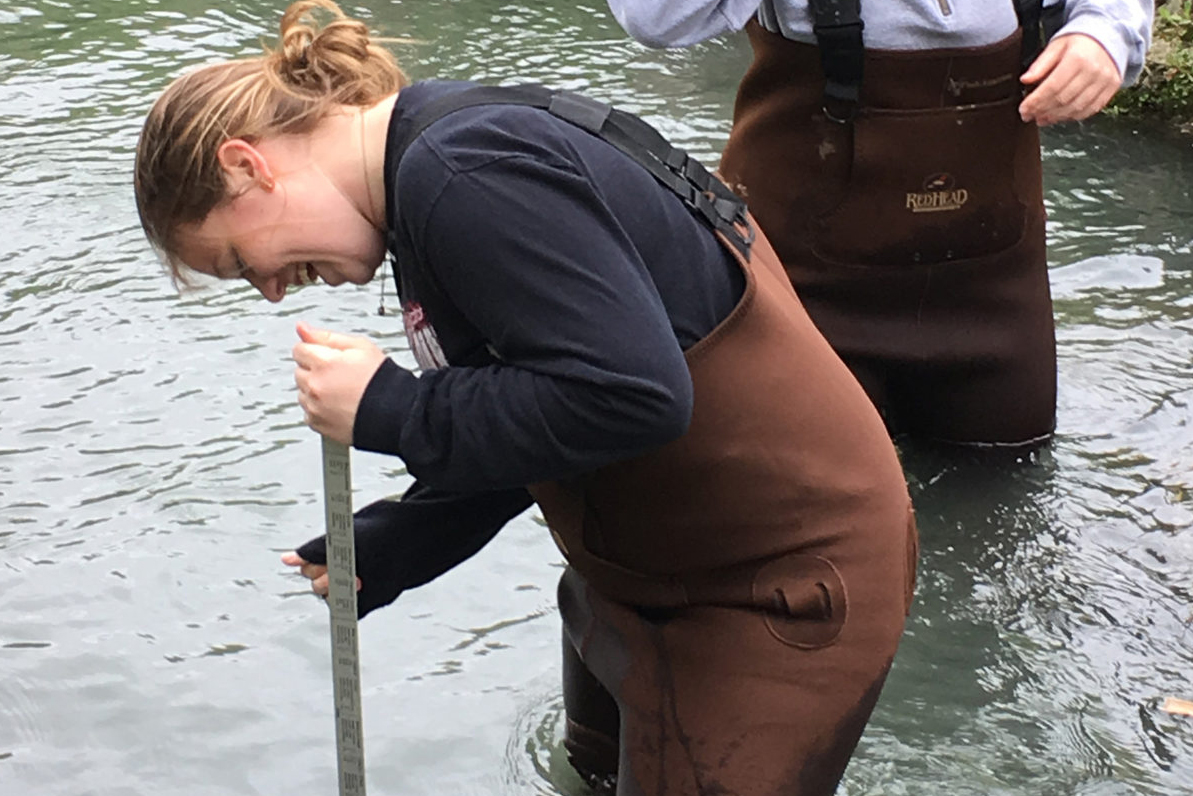 Clarke University Environmental Studies student completes project in local body of water