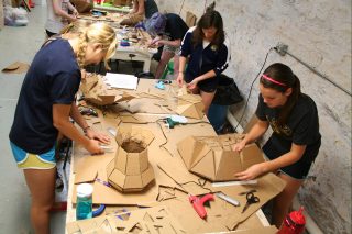 Students are able to take a sculpting class