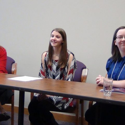 Students in the English Major Streamlines at Clarke University