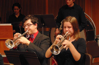Band Music Majors performing