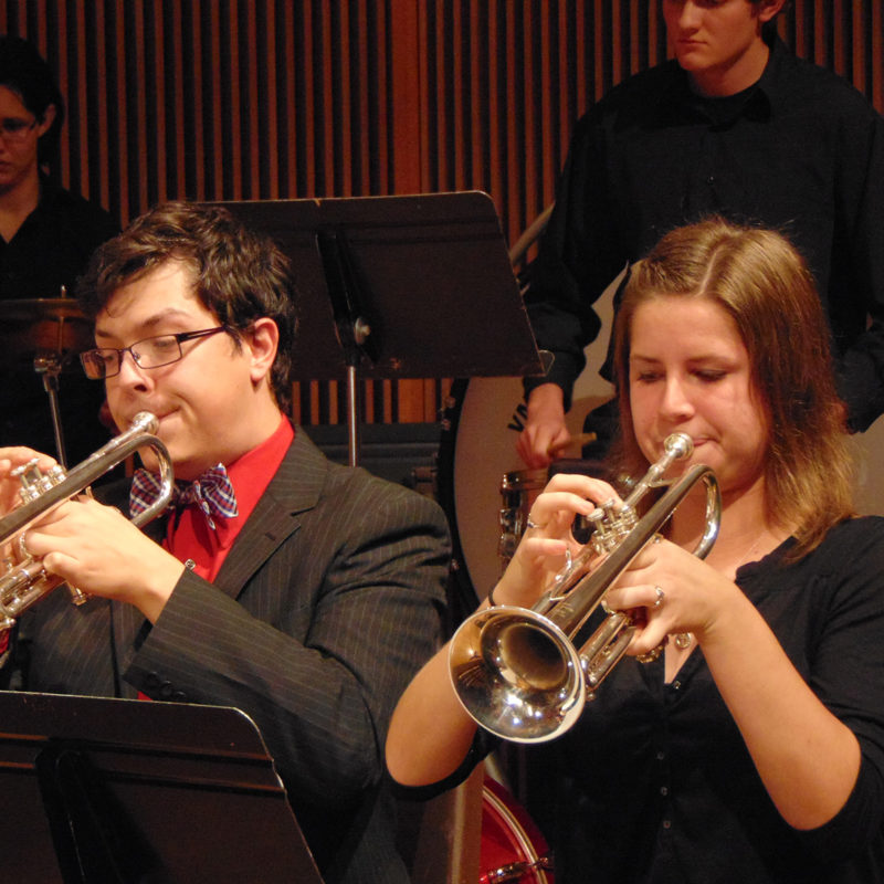 Band Music Majors performing