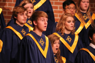 Clarke Univversity Music Majors participating in choir