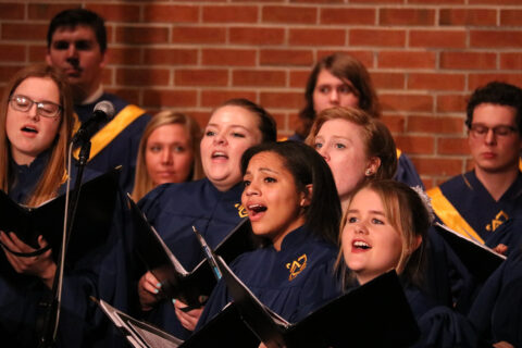 Clarke University Choir in performance