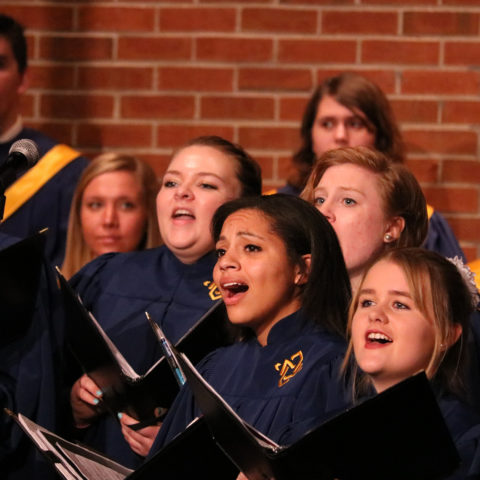 Clarke University Choir in performance