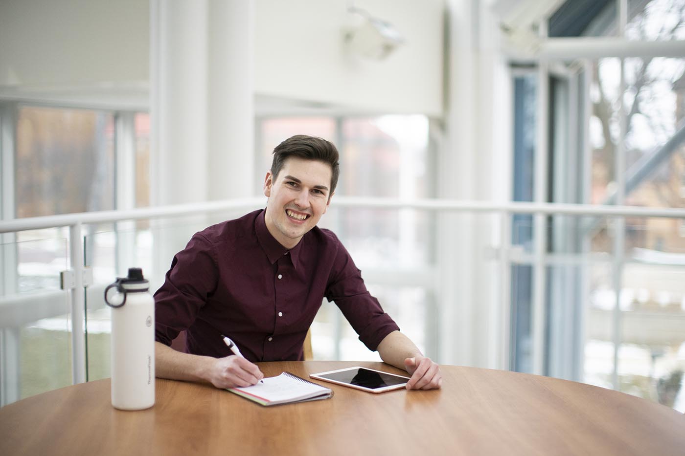 Clarke University undergraduate student applying for early access to Master of Business Administration.