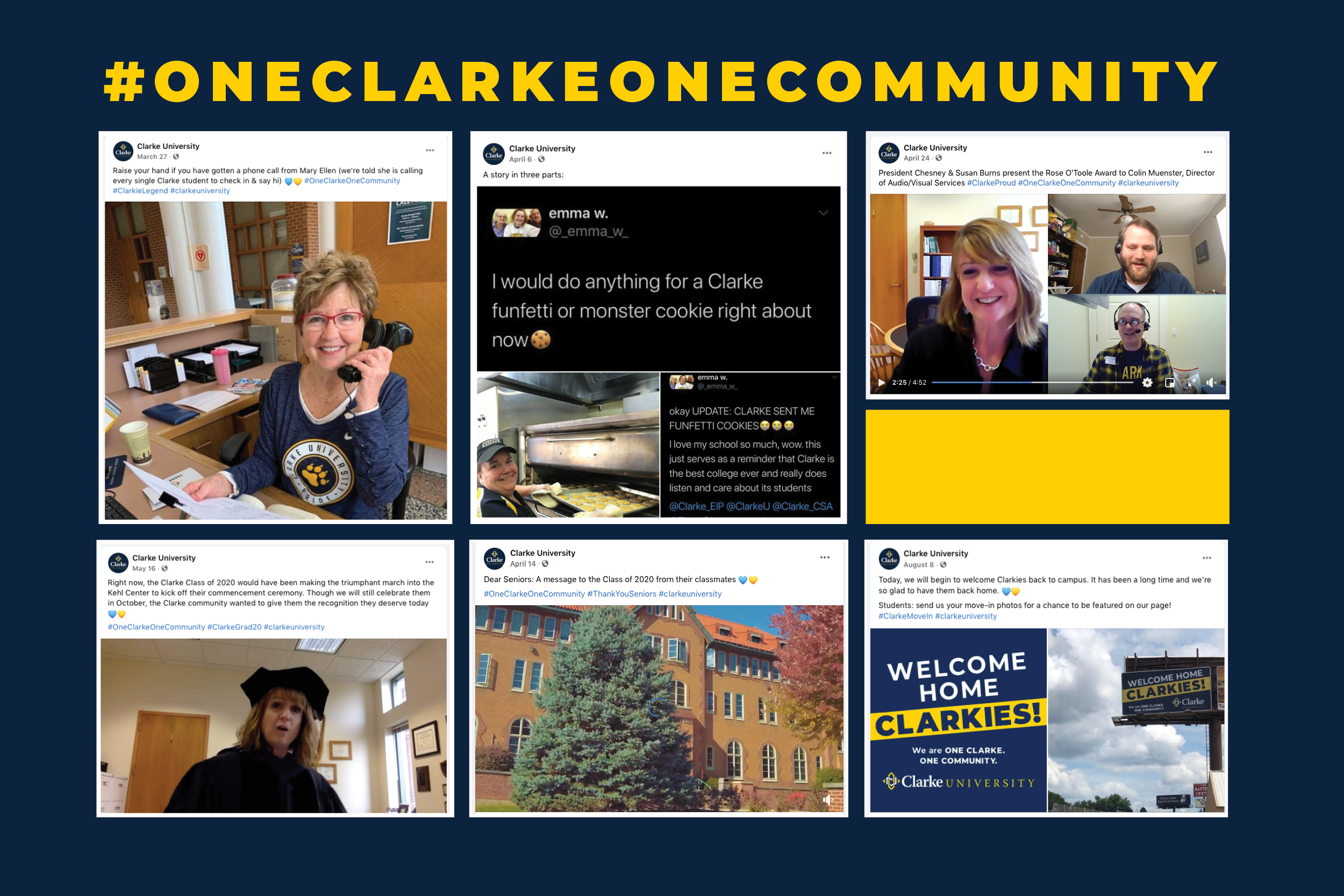 Clarke Marketing Team unites One Clarke One Community