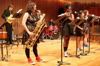 Music Majors performing at Clarke University