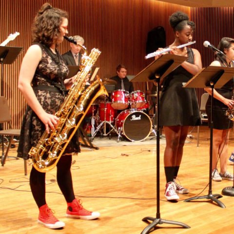 Music Majors performing at Clarke University