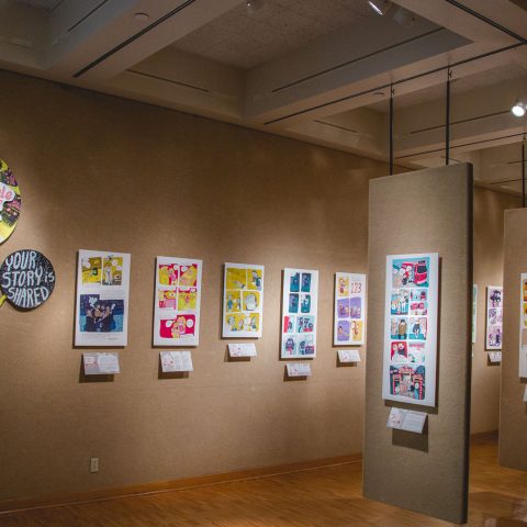 Clake University's Quigley Art Gallery