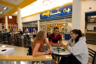 Cafe with students