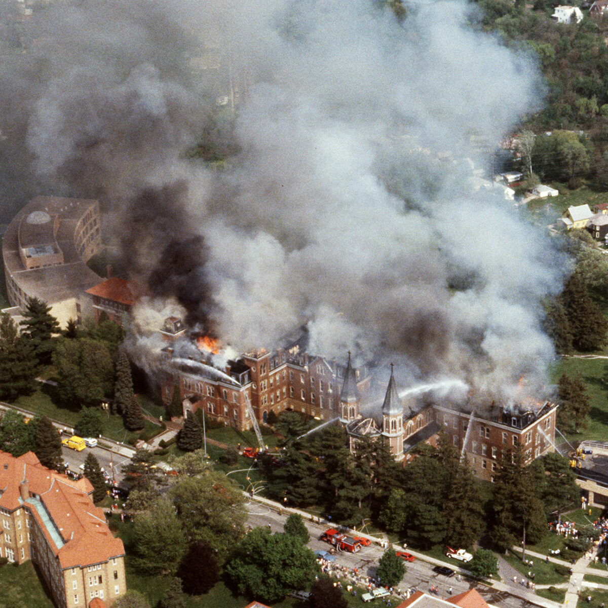 Clarke College fire