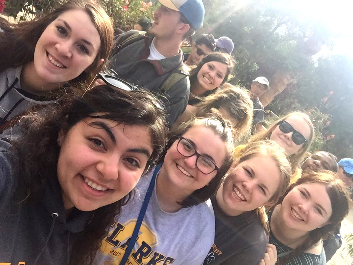 Group of Clarke Business Schoool students while studying abroad in Ecuador - Full Size