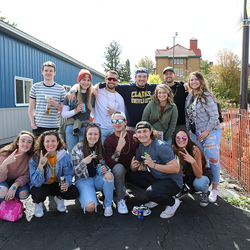 homecoming group photo