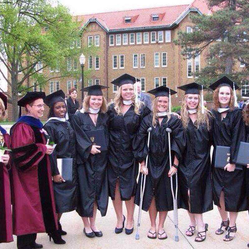 Group of girls who just graduated.