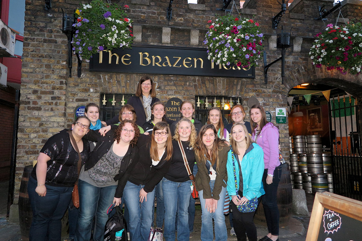 Clarke University music degree program students studying abroad in Ireland - Full Size