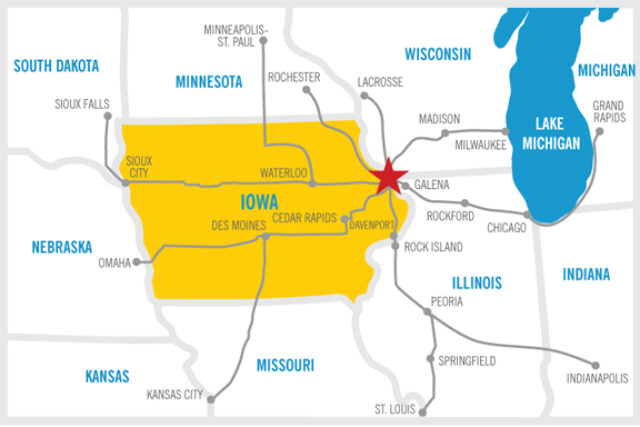 Maps Of Dubuque Iowa